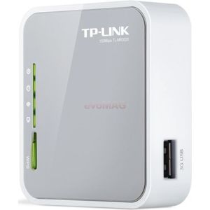 Router Wireless TP-LINK TL-MR3020, 3G, Portabil, 150 Mbps, USB 2.0 imagine
