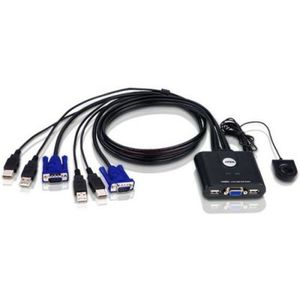 Switch KVM Aten CS22U-A7, 2 porturi USB imagine