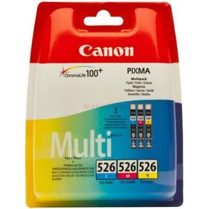 Pachet Canon MultiPack CLI-526MULTI (Cyan+Magenta+Galben) imagine