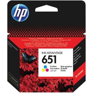 Cartus cerneala HP 651, acoperire 300 pagini (Color) imagine