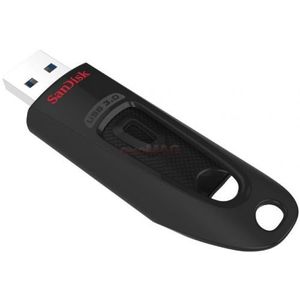 Stick USB SanDisk Cruzer Ultra, 64GB, USB 3.0, Negru imagine