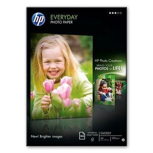Hartie Fotografica HP Everyday Semi-Glossy 100 foi A4 imagine