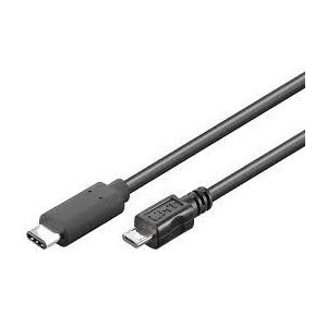 Cablu USB 3.1 tip C tata - micro USB 2.0 tip B tata imagine