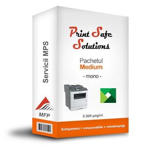 Lexmark MPS Print Safe Solutions Medium MFP A4 monocrom imagine