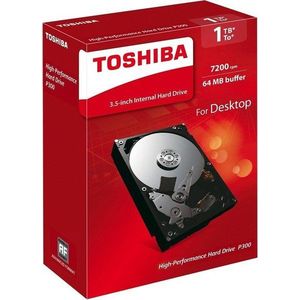 Hard Disk Desktop Toshiba P300 1TB 7200RPM 64Mb cache SATA III imagine