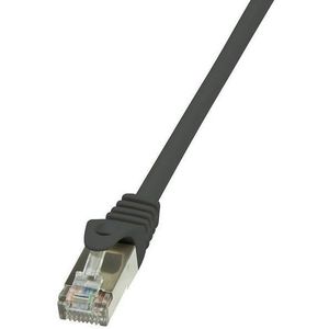 Cablu F/UTP LogiLink CP2083S, Patchcord, CAT.6, 7.5m (Negru) imagine