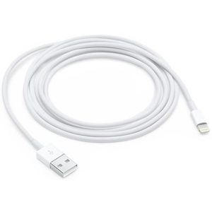 Cablu de date Apple MD819ZM/A, Lightning, 2m, Blister (Alb) imagine