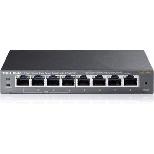 Switch TP-Link TL-SG108PE, Gigabit, 8 Porturi, 4 x PoE imagine