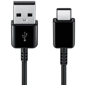 Cablu de date Samsung EP-DG930IBEGWW, USB Type-C, 1.5m (Negru) imagine