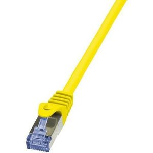 Cablu S/FTP LogiLink CQ3077S, Patchcord, CAT.6a, 5 m (Galben) imagine