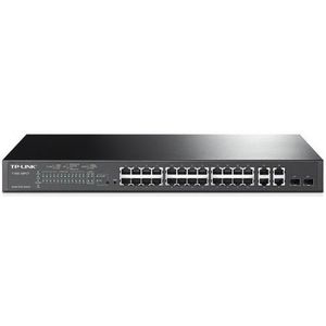 Switch TP-LINK T1500-28PCT, 24 porturi 10/100Mbps, 4 porturi Gigabit, 2 porturi SFP imagine