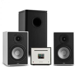 Numan Unison Reference 802 Edition, sistem stereo, amplificator, boxe, negru / alb imagine