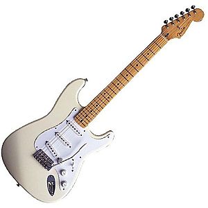 Fender Jimmie Vaughan Tex Mex Strat MN Olympic White imagine