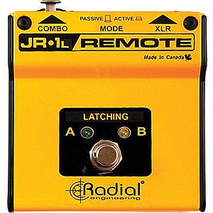 Radial JR1-L Latching Remote Pedală un canal imagine