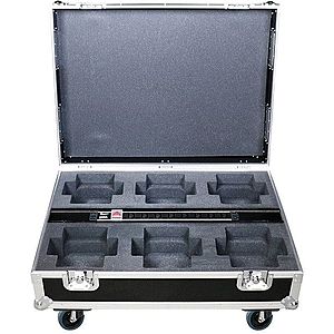 ADJ Touring/Charging Case 6x Element Par Husă pentru echipamente de lumini imagine