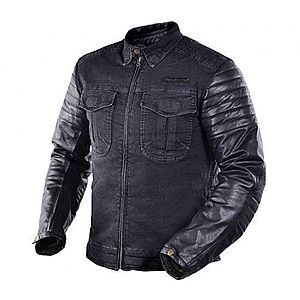 Trilobite 964 Acid Scrambler Denim Jacket Black XL Geacă textilă imagine