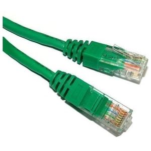 Cablu UTP Spacer SP-PT-CAT5-1M-G, Patch cord, CAT.5e, 1 m (Verde) imagine