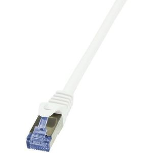 Cablu S/FTP LogiLink CQ3101S, Patchcord, CAT.6A, 10G, 15 m (Alb) imagine