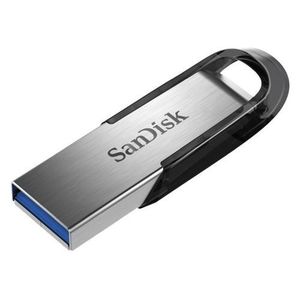 Stick USB SanDisk Cruzer Ultra Flair, 256GB, USB 3.0 (Negru/Argintiu) imagine