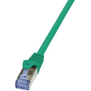 Cablu S/FTP LogiLink CQ3045S, Cat.6A, Patchcord (Verde) imagine