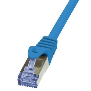 Cablu S/FTP LogiLink CQ3066S, Cat.6A, Patchcord (Albastru) imagine