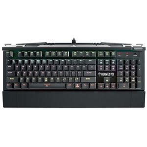 Tastatura Gaming Gamdias Hermes M2, Optical Brown (Negru/Argintiu) imagine