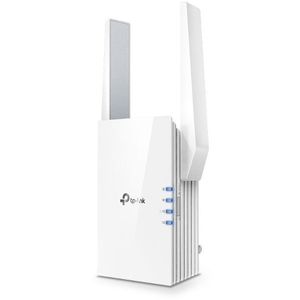 Range Extender Wireless TP-LINK RE505X, Wi-Fi 6, Gigabit, Dual Band, 1500 Mbps, Tehnologie OneMesh™, 2 Antene externe (Alb) imagine