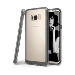 Husa Protectie Spate Samsung Galaxy S8 Plus Fusion Smoke Black Ringke pentru Samsung Galaxy S8 Plus (Transparent) imagine