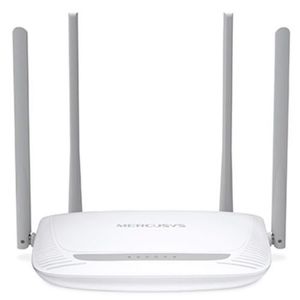 Router Wireless Mercusys MW325R, 300 Mbps, 4 Antene externe (Alb) imagine