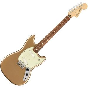 Fender Mustang PF Firemist Gold imagine