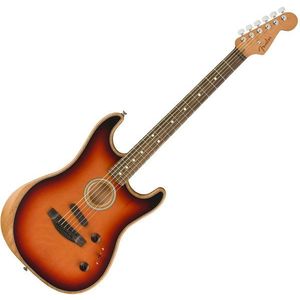 Fender American Acoustasonic Stratocaster 3-Tone Sunburst imagine