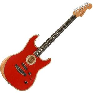 Fender American Acoustasonic Stratocaster Dakota Red imagine