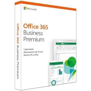 Microsoft Office 365 Business Premium 2020, 1 An, 1 User, Multi-language, Electronic imagine