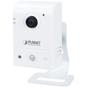 Camera Supraveghere Video Planet ICA-W8100, Fisheye IP, 1/4inch CMOS, 720p, Wireless (Alb) imagine
