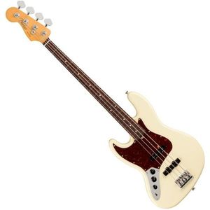Fender American Professional II Jazz Bass RW LH Olympic White imagine