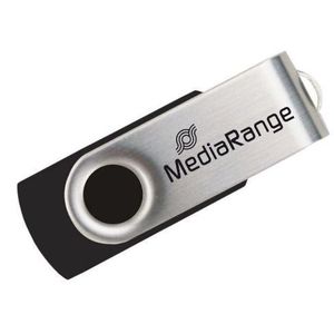 Stick USB MediaRange MR911, 32GB, USB 2.0 (Negru/Argintiu) imagine