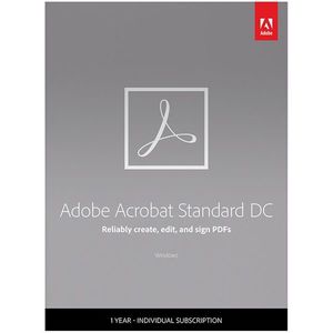 Adobe Acrobat Standard DC for teams Licenta Electronica 1 an 1 user imagine