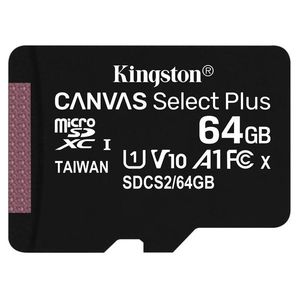 Kingston microSDXC 64GB UHS-1 U1 100R/10W - Memory Stick imagine