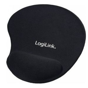 Mouse Pad LogiLink ID0027, ergonomic cu gel (Negru) imagine