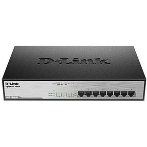 Switch D-Link DGS-1008MP, Gigabit, 8 porturi, PoE imagine
