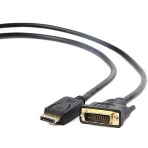 Cablu Monitor Gembird CC-DPM-DVIM-1M, DisplayPort (tata) - DVI (tata), 1 m (Negru) imagine