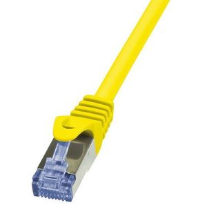 Cablu S/FTP LogiLink CQ3037S, Cat.6A, Patchcord (Galben) imagine