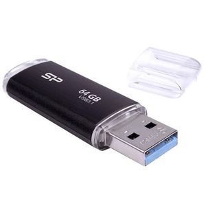 Stick USB Silicon Power Blaze B02, 64GB, USB 3.1 (Negru) imagine