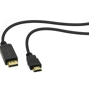 Cablu Speedlink SL-170015-BK, DisplayPort - HDMI, 1.8 m (Negru) imagine