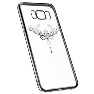 Protectie Spate Devia Silicon Iris pentru Samsung Galaxy S8 Plus (Argintiu/Transparent) imagine
