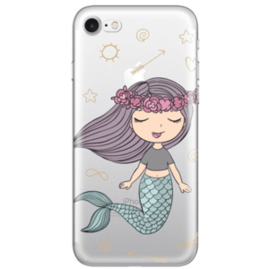Protectie Spate Lemontti Art Little Mermaid LEMHSP7LM pentru iPhone 8 / 7 (Multicolor) imagine