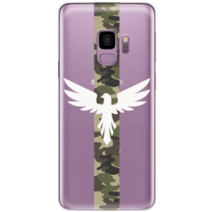 Protectie Spate Lemontti Art Army Eagle LEMHSPS9GAE pentru Samsung Galaxy S9 G960 (Multicolor) imagine
