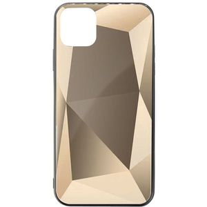 Protectie Spate Meleovo Glass Diamond MLVGDPXIPGR pentru iPhone 11 Pro (Gri/Negru) imagine