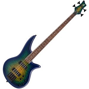 Jackson X Series Spectra Bass SBXQ IV IL Amber Blue Burst imagine