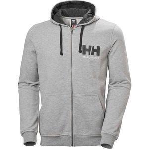 Helly Hansen Men's HH Logo Full Zip Hanorac cu gluga Grey Melange XL imagine